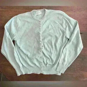 Vintage 1950’s/60’s Robin Egg Blue Cardigan